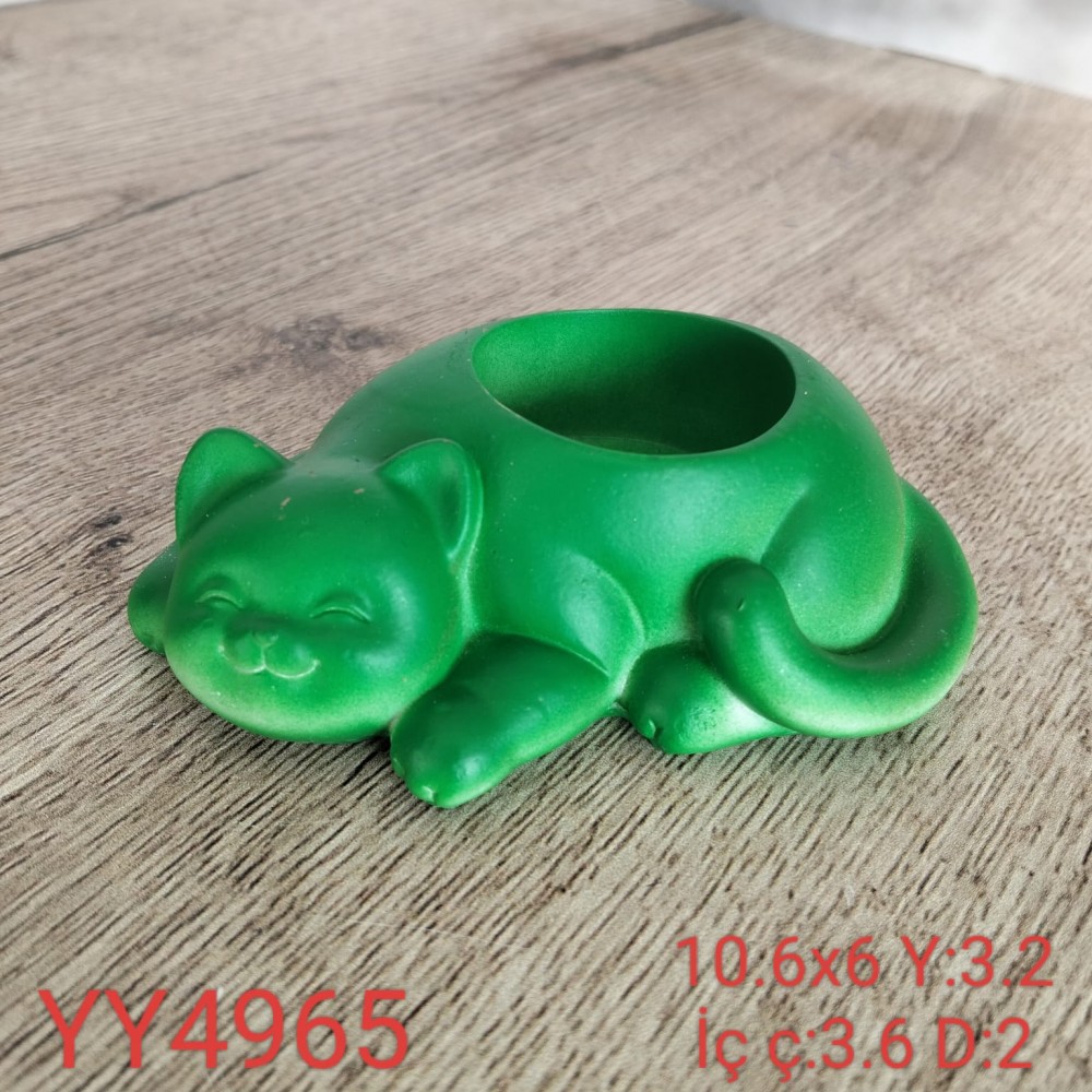 YY4965 Uyuyan Kedi Mumluk Silikon Kalıp • El Yapımı Sevimli Dekor ve Hediye Seçeneği! YY4965 Uyuyan Kedi Mumluk Silikon Kalıp • El Yapımı Sevimli Dekor ve Hediye Seçeneği!